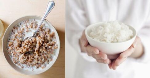 tattari ja riisipuuro keto -ruokavalion poistamiseksi