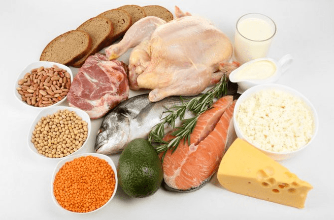 elintarvikkeita 7 päivän proteiiniruokavalioon